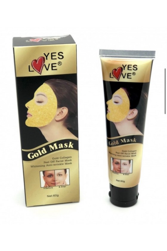 Masque de collagène avec l'or colloïdal pour le rajeunissement de la peau