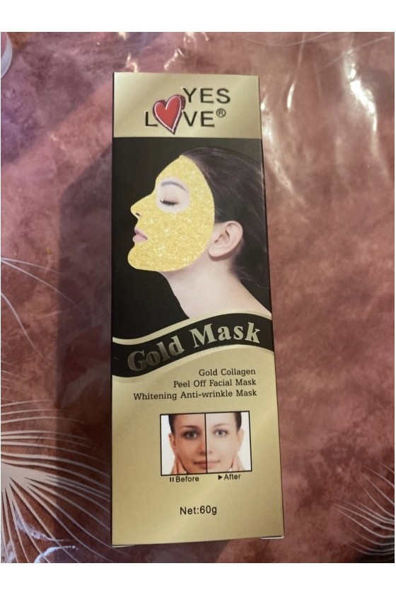 Masque de collagène avec l'or colloïdal pour le rajeunissement de la peau