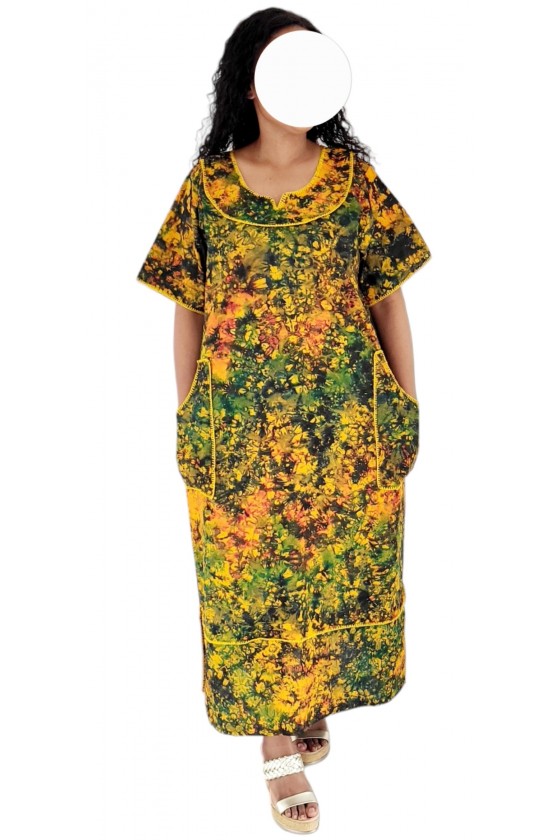 Robe Pretty By Africa Tie And Dy Avec Foulard