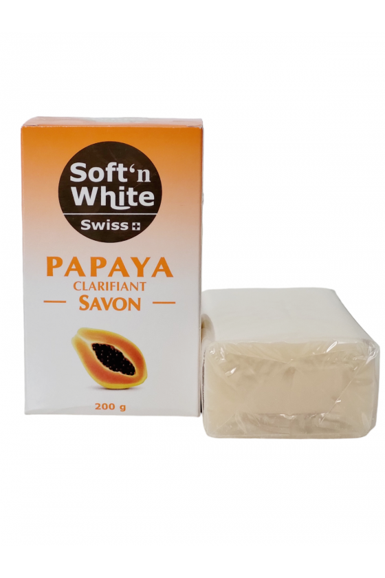 Savon clarifiant à la Papaye Soft'n White