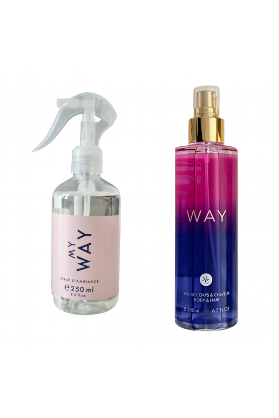 Brume Corps & Cheveux & Spray d'Ambiance intérieure MY WAY