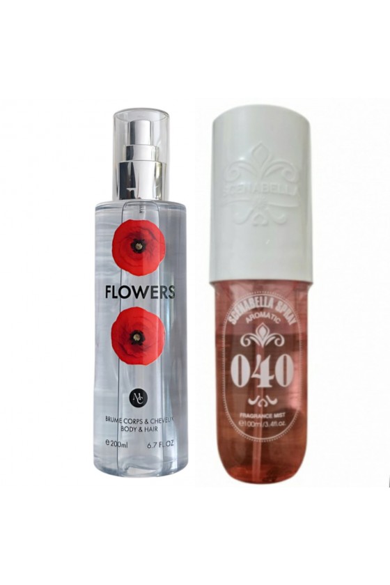 Duo Brume Corps & Cheveux Flowers & Scenabella spray
