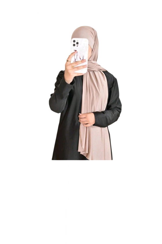 1 Pièce Hijab Prêt A Nouer...