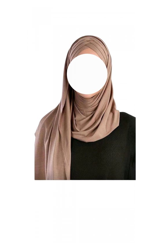 1Pièce hijab en moussline...