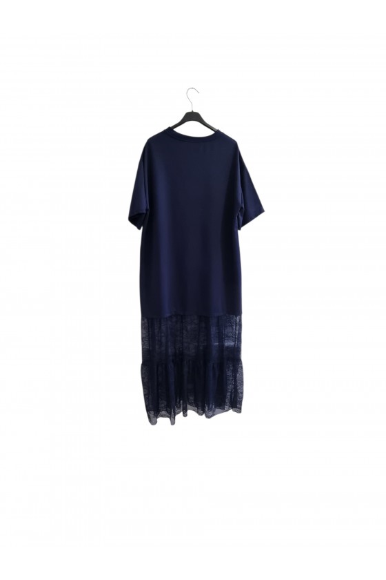 Robe t-shirt longue avec...